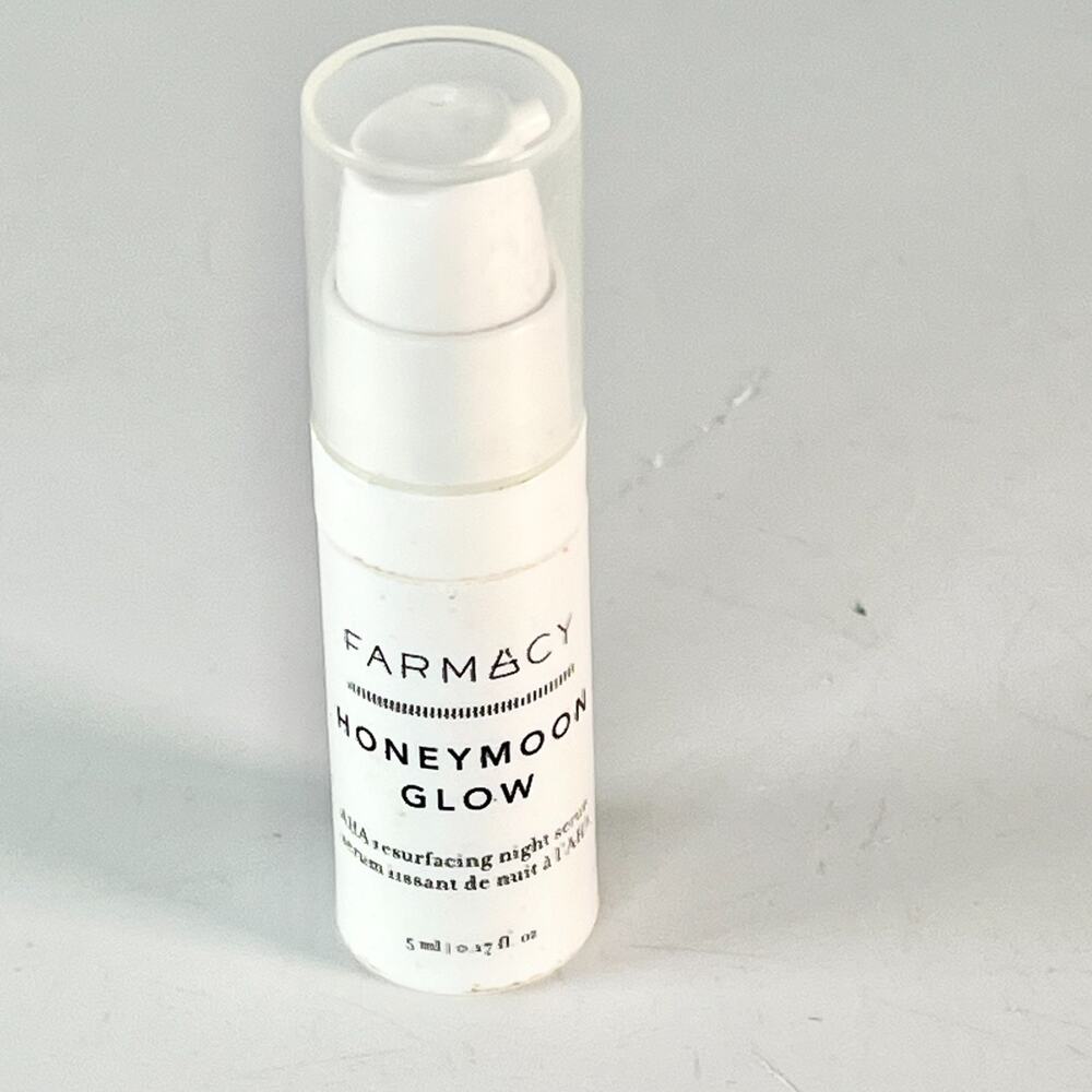 Farmacy Honeymoon Glow AHA Resurfacing Night Serum Travel .17 fl oz 5ml New
